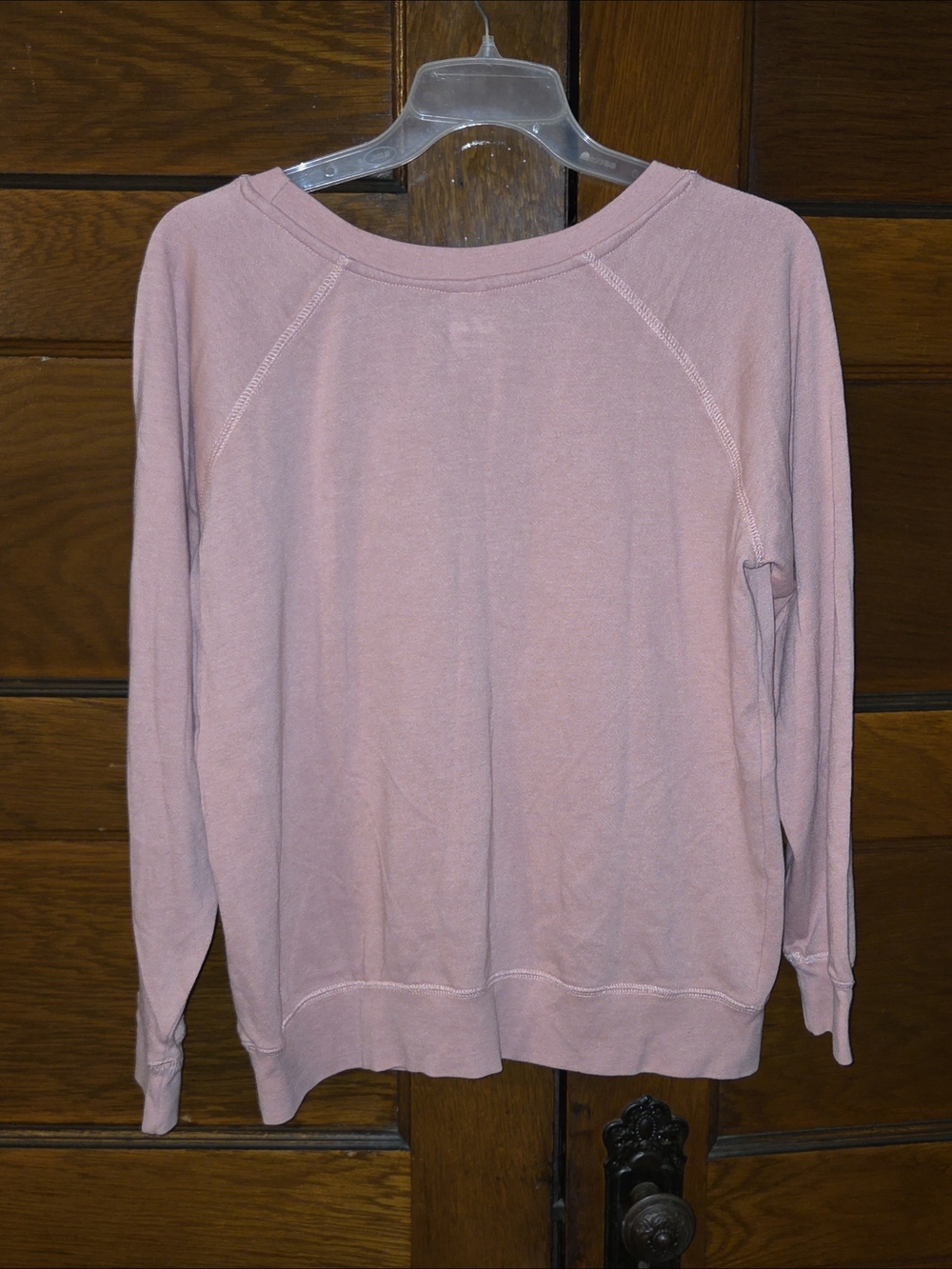 Disney Stitch Dusty Pink Crewneck Sweatshirt with Logo - Picture 4 of 5